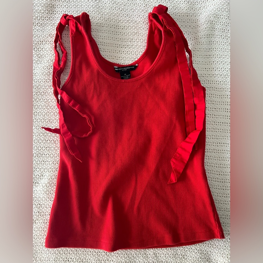 French Connection Ribbed Tank Top